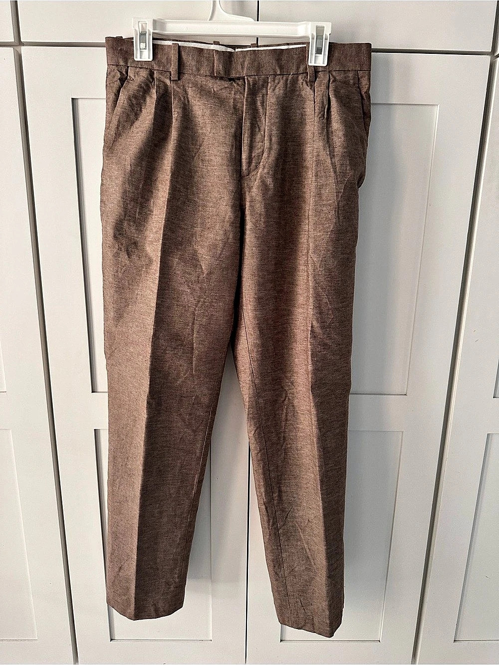 H&M Regular Fit trousers Brown Trousers Waist 30 Like New